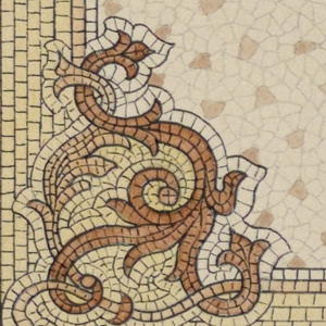Drawing, Corner Design for Mosaic Floor, n.d.