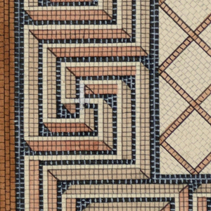 Drawing, Corner Design for Mosaic Floor, ca. 1900