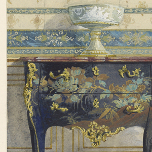 Drawing, Section of a wall, ca. 1885