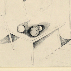 Drawing, Design for a Room Interior, 1962