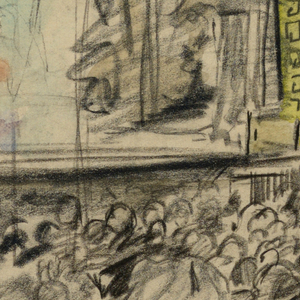 Drawing, Theatre interior, ca. 1925