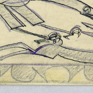 Drawing, Eagle and hare