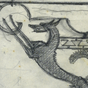 Drawing, Hound: canines