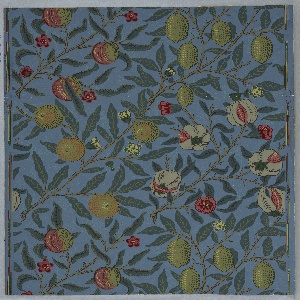 Sidewall, Fruit or Pomegranate or Four Fruits, 1862