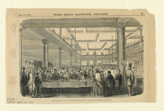 Print, Entertainment of Pupils from the Public Schools, At the Cooper Institute, November 26