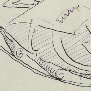 Drawing, Two panthers