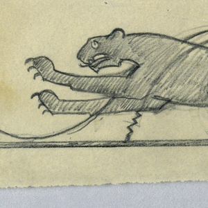 Drawing, Leopard