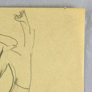 Drawing, Two figures at play
