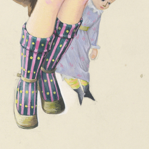 Drawing, Design for Knitted Stockings, 20th century