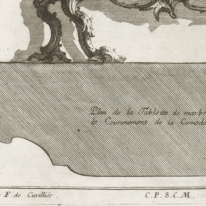 Print, Deux diferents desseins de Comodes, 1745