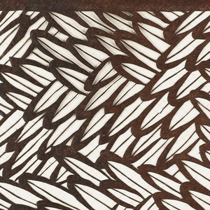 Katagami, Kata-gami: Bamboo Leaves, late 19th–early 20th century