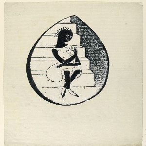 Drawing, Nurse Maid Holding a Baby, ca. 1940