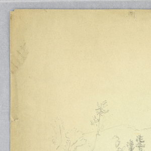 Drawing, Kearsarge from North Pond, at Conway Corner