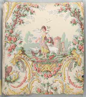 Sidewall - Sample, Album of Authentic Reproductions of Famous Historical Wall Papers