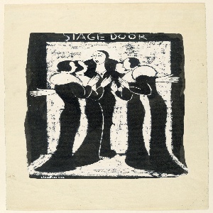 Drawing, The Stage Door, 1935