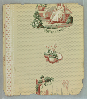 Sidewall - Sample, Album of Authentic Reproductions of Famous Historical Wall Papers