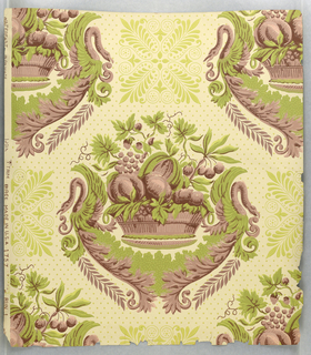 Sidewall - Sample, Album of Authentic Reproductions of Famous Historical Wall Papers