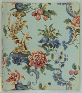 Sidewall - Sample, Album of Authentic Reproductions of Famous Historical Wall Papers