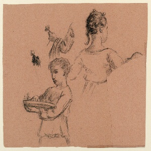 Drawing, Figure studies, ca. 1890