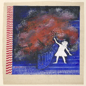 Drawing, Cover Design: Fourth of July, probably 1945