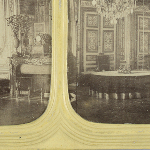 Illuminated Stereograph: Salle Du Conseil à Versailles