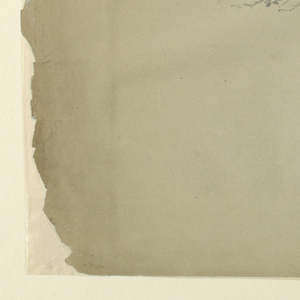 Drawing, Landscape sketch in New Hampshire