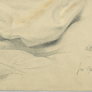 Drawing, Study for "Communion of t, 1846