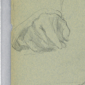 Drawing, Albert Gallatin Seated, S, 1899