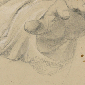 Drawing, Study for "Communion of t, 1844