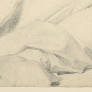 Drawing, Study for "Communion of the Sick", 1844–45