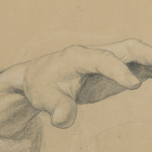 Drawing, Study for "Communion of t, 1844