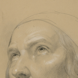 Drawing, Study for "Communion of the Sick", 1844