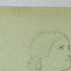 Drawing, Study for "Communion of t, 1845