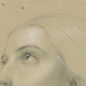 Drawing, Study for Duplicate of "Christiana" and Study for "Mercy", March 1850