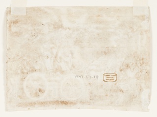 Drawing, Allegory of the Triumph of the Church, First Scene