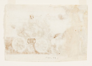 Drawing, Allegory of the Triumph of the Church, Fourth Scene