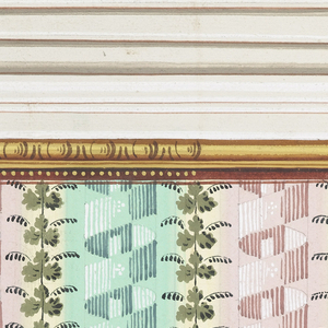Drawing, Design for Painted Decoration of a Wall, with Alternative Suggestions, 1840–60