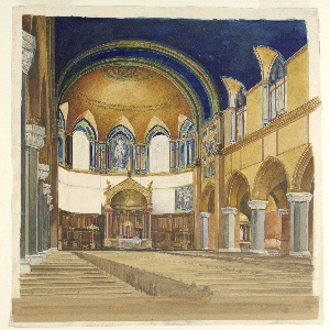 Drawing, Church of St. Paul the Ap, 1896–99