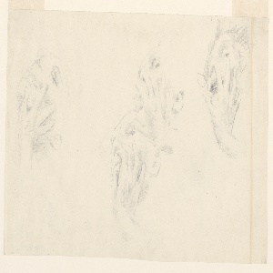 Drawing, Study for a group, “Vintage Festival,” Mendelssohn Glee Club, New York, NY, 1895–1898