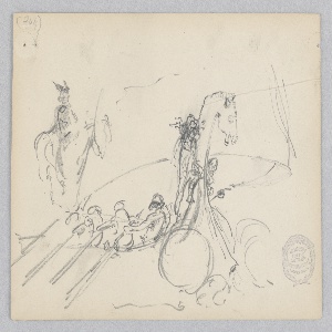 Drawing, Feast of the Ascension celebration, Venice, Italy, 1879–1880