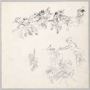 Drawing, Dancing Figures, 1882–83