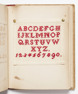Sewing Instruction Book, Sewing Book, I.E.A., N.Y., 1886