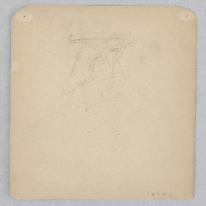 Drawing, Study for a dancing woman, “Moods to Music,” Mendelssohn Glee Club, New York, NY, ca. 1895