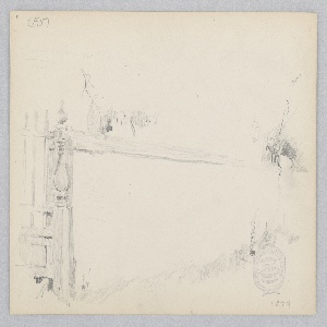Drawing, Fence, 1879