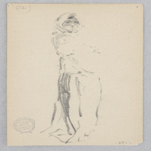 Drawing, Figure, 1880