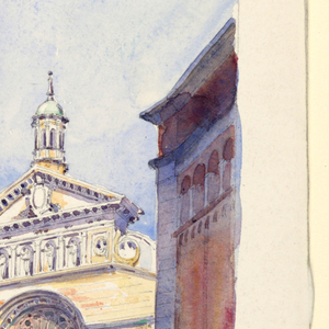 Drawing, Duomo, Cremona, 1904
