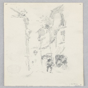 Drawing, Street Scene, Venice, 1882
