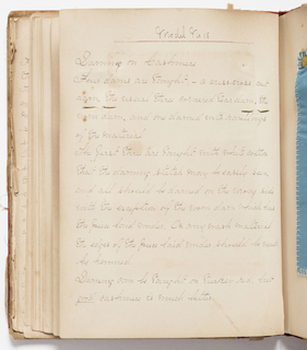 Sewing Instruction Book, Sewing Book, I.E.A., N.Y., 1886