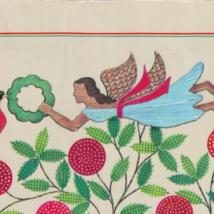 Shopping Bag, B. Altman: Folk Art Christmas