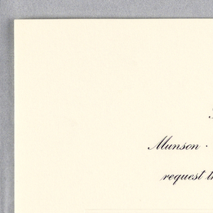 Print, Invitation for Munson-Williams-Proctor Institute, Utica, NY, 1964